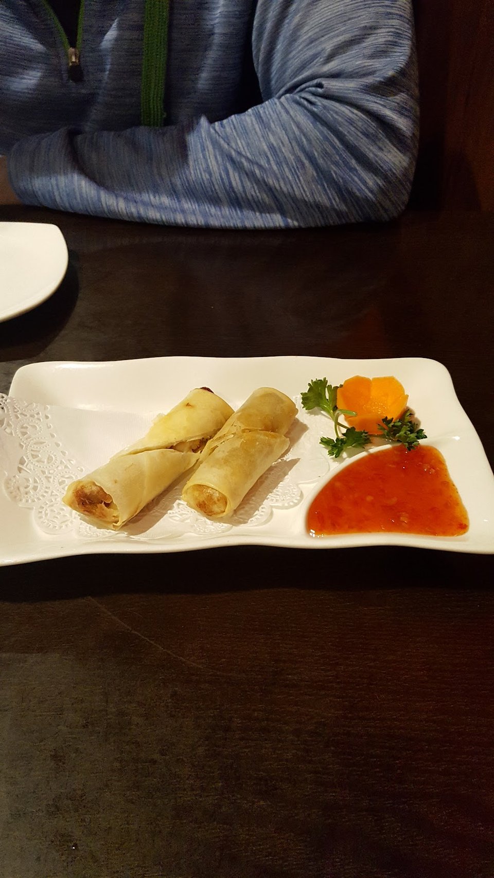 Spring Roll with Sweet Chili Sauce